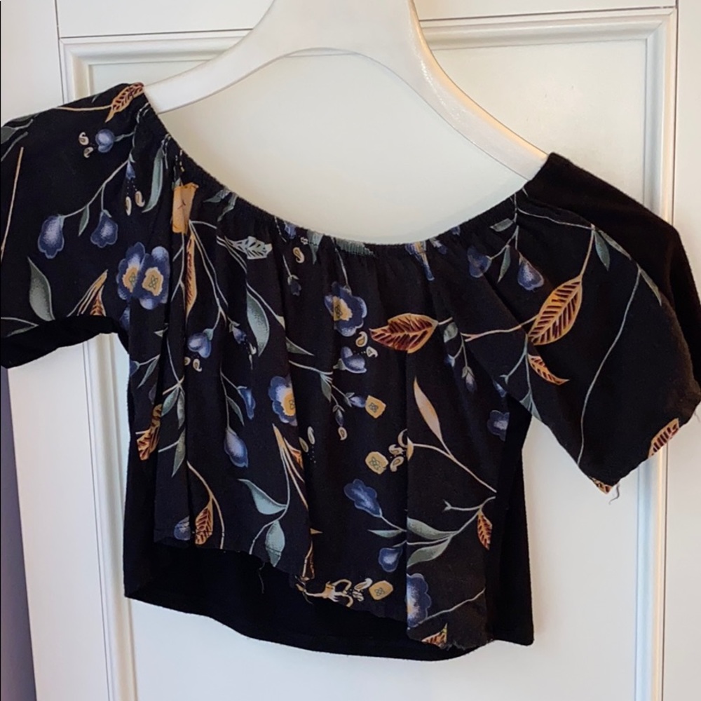 Floral crop top
